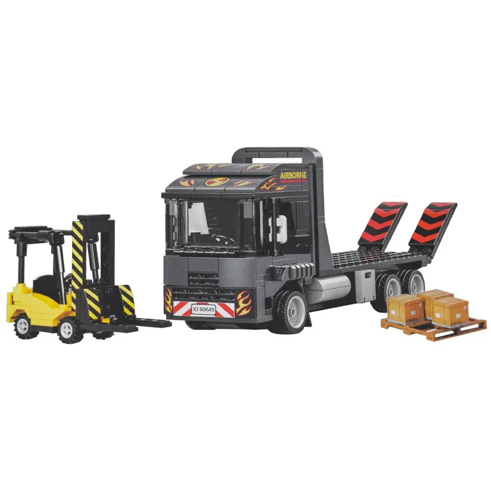 Zestaw klocków z naklejkami i akcesoriami do ozdabiania modeli