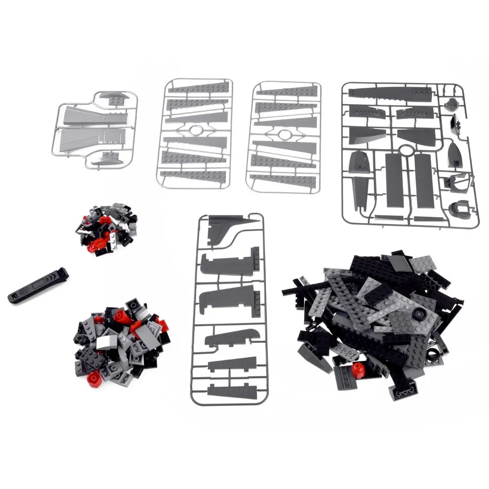 Instrukcja obrazkowa dołączona do klocków technicznych P-51 Fighter