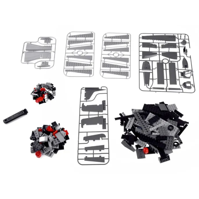 Instrukcja obrazkowa dołączona do klocków technicznych P-51 Fighter