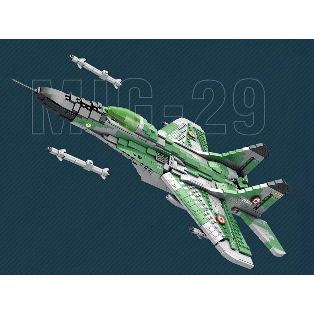 Detale wysuwanego podwozia w modelu samolotu MIG-29