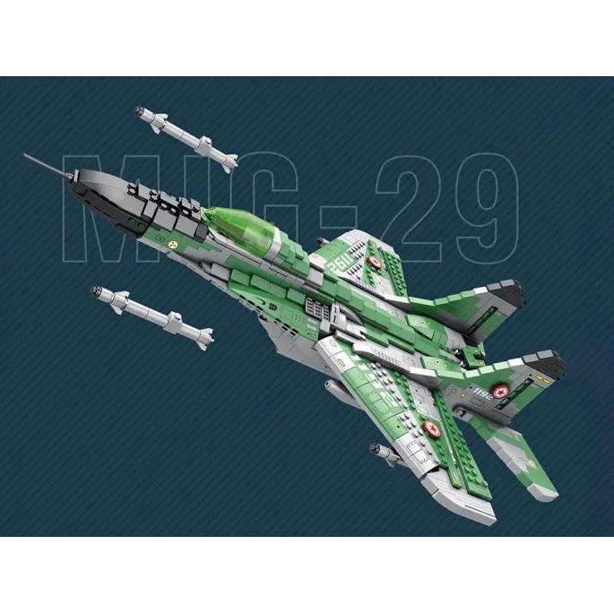 Detale wysuwanego podwozia w modelu samolotu MIG-29