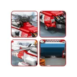 widok śmigłowca po złożeniu, prezentacja gotowej zabawki