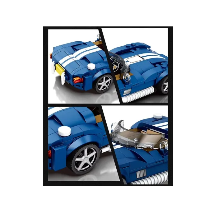 Realistycznie odwzorowane koła i nadwozie modelu klasycznego samochodu