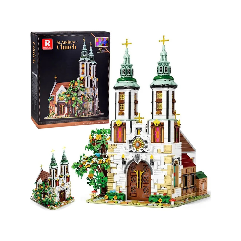 Klocki do budowy Kościoła Św. Andrzeja w Krakowie widok ogólny