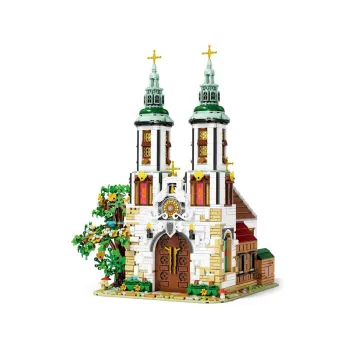 Klocki techniczne Świecący Kościół Św. Andrzeja w Krakowie 3087-ele ZA5804