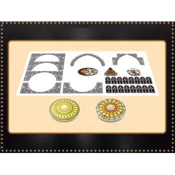 Dzwonnica z widocznymi detalami architektonicznymi modelu