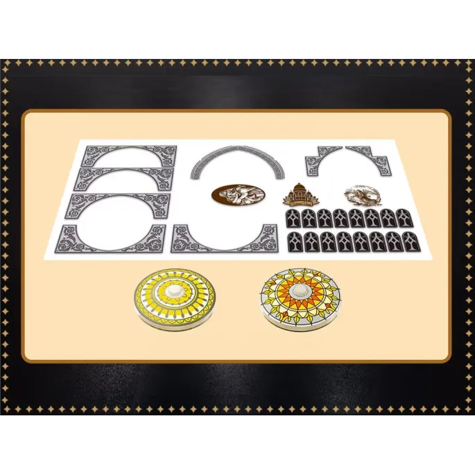 Dzwonnica z widocznymi detalami architektonicznymi modelu