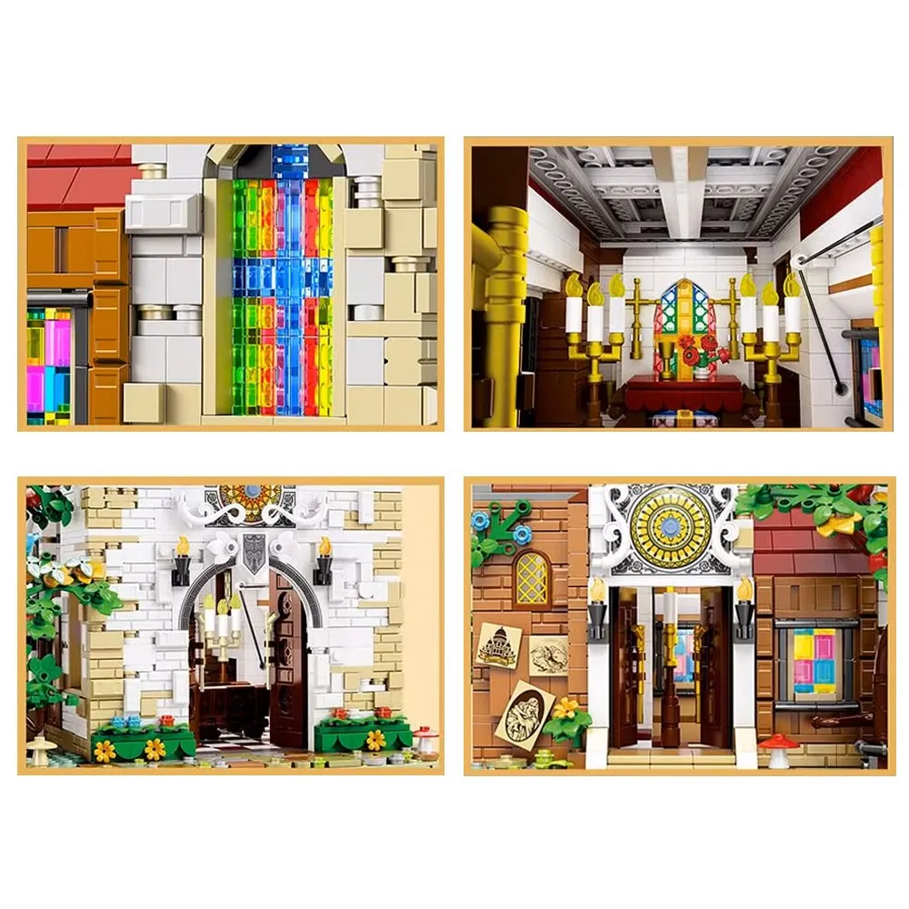 Naklejki z wzorami architektonicznymi na ścianach budowli