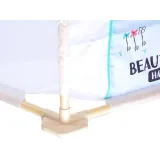 stelaż kojca z plastikowych rurek z tkaniną z motywem dinozaura