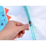 detal zaokrąglonej krawędzi konstrukcji kojca