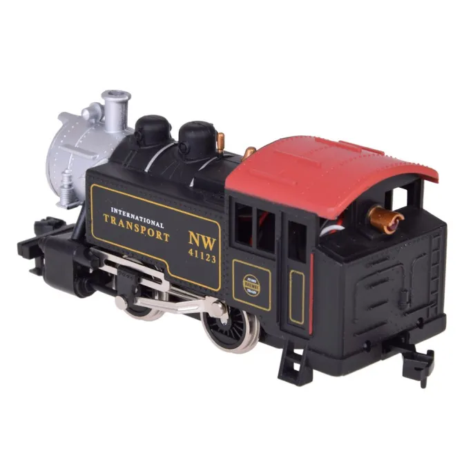 imitacja drewnianych podkładów przy torach kolejki h0