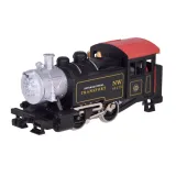 komplet sekcji torów z metalowymi szynami i plastikowymi podkładami