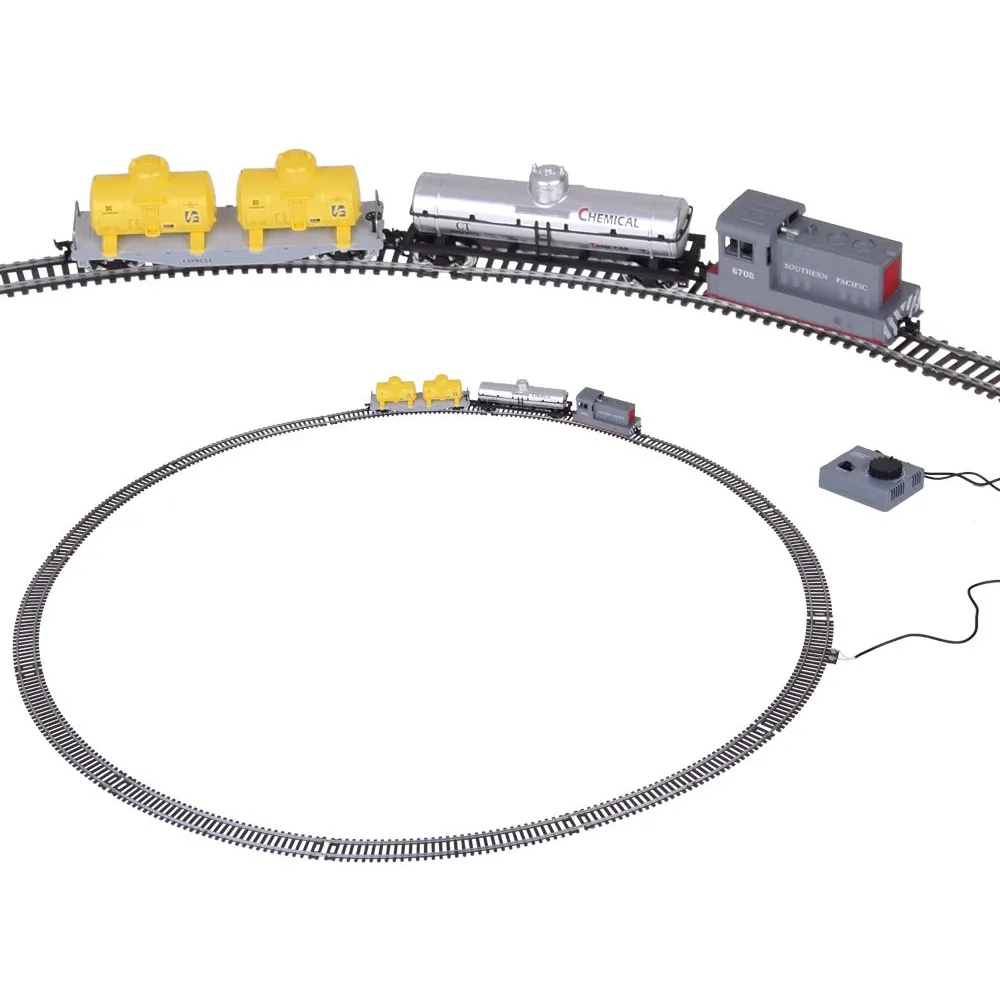 zbliżenie modelu lokomotywy Southern Pacific z detalami