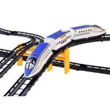 Detal wagonu plastikowej kolejki RC0590 w kolorach zestawu