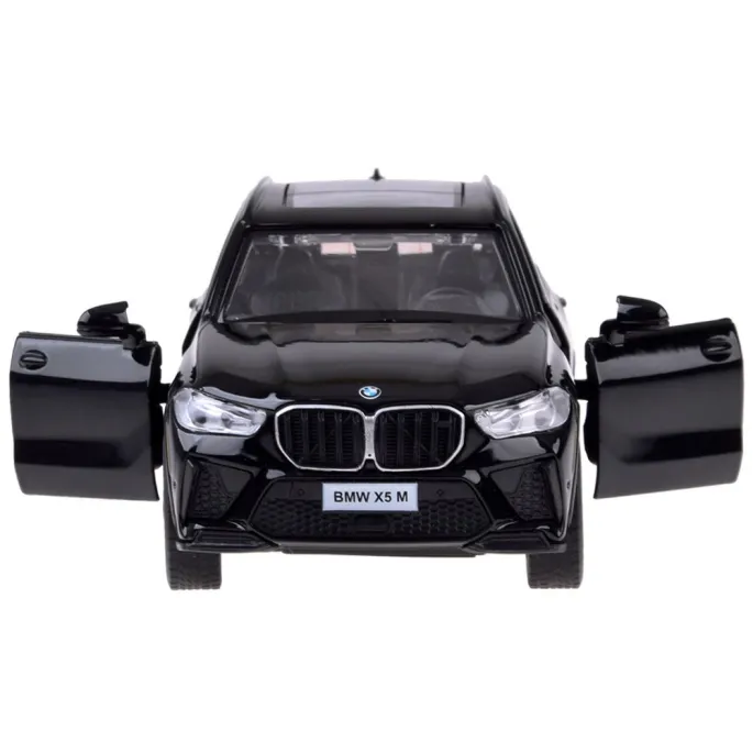 miniatura bmw x5m z otwieranymi elementami i efektami świetlnymi
