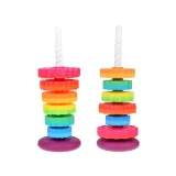 Prezentacja zabawki sensorycznej z elementami do sortowania i układania