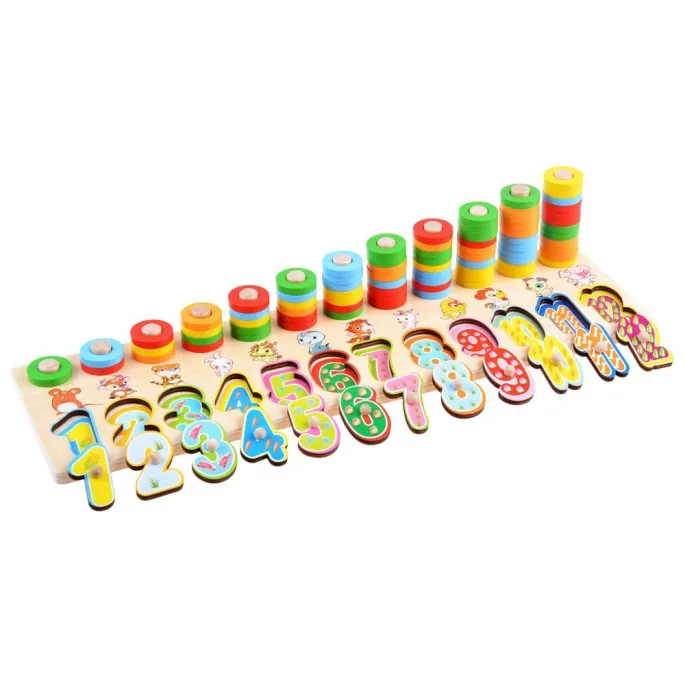 zbliżenie na cyfry z ciekawymi wzorami i kolorami