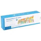 ilustracje zwierząt na planszy układanki