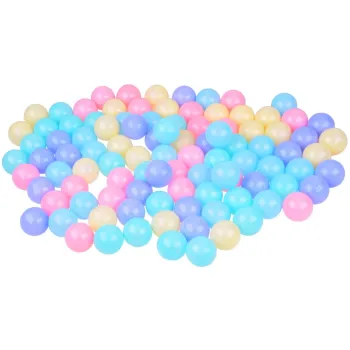 Kolorowe pastelowe piłki kulki do suchego basenu 5,5cm 100 sztuk ZA5412