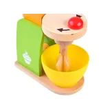 komplet zabawek kuchennych przedstawiony na białym tle