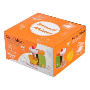 widok miksera zabawkowego podczas zabawy w kuchnię