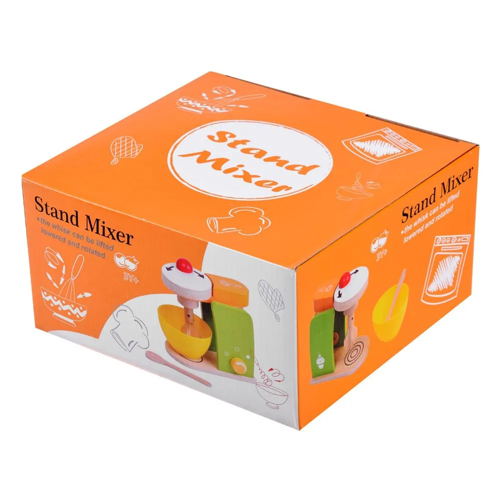 widok miksera zabawkowego podczas zabawy w kuchnię