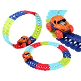 zestaw konstrukcyjny z elastycznymi torami ułożonymi w pętlę