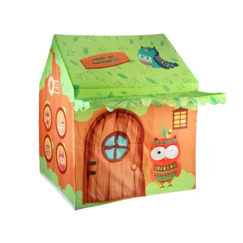 Kolorowy namiot DOMEK dla dzieci "Leśni przyjaciele" + torba ZA5763