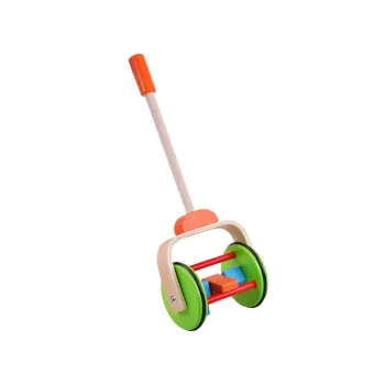 widok kołowrotka podczas obracania w trakcie pchania