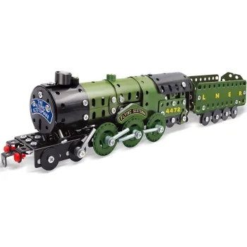 Konstrukcyjne metalowe klocki parowóz 340el ZA3869