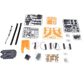 Koparka model do składania zestaw 133 ele + pilot RC sterowana STEAM RC0695