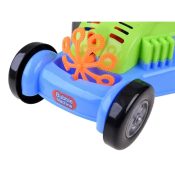 Zestaw kosiarki z dwiema buteleczkami płynu do baniek