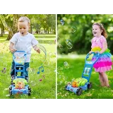 Opakowanie kartonowe z zabawą kosiarką do baniek