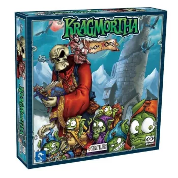 Pudełko gry planszowej Kragmortha GALAKTA z kolorową grafiką i elementami zestawu