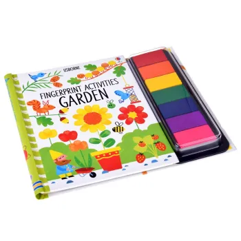 ilustracje przedstawiające ogrodowe motywy do malowania