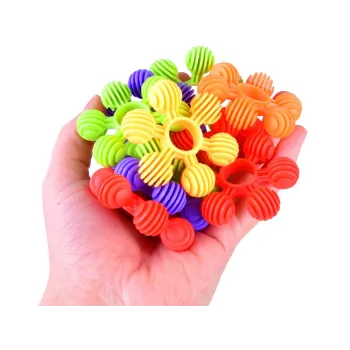 Opakowanie zawierające klocki w kształcie śnieżynek