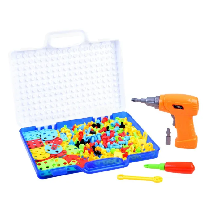 pudełko prezentowe z atrakcyjną grafiką zestawu klocków