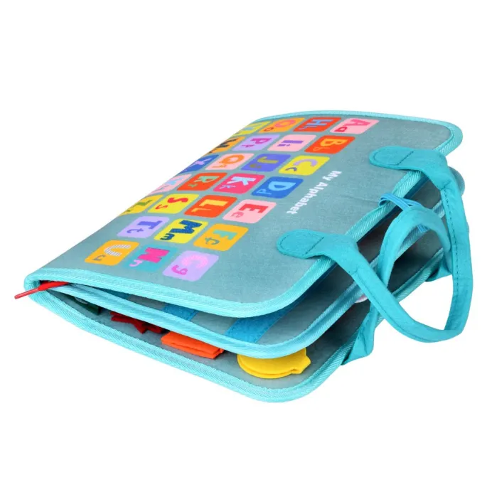 Przykład aktywności kalendarzowej z symbolami pogodowymi i dniami tygodnia