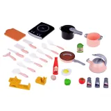 graficzne ujęcie całego zestawu gotowania dla dzieci na białym tle