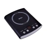 zbliżenie na jednopalnikową kuchenkę z wyświetlaczem i przyciskami