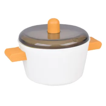 garnki patelnia i sztućce w zestawie kuchennym dla dzieci