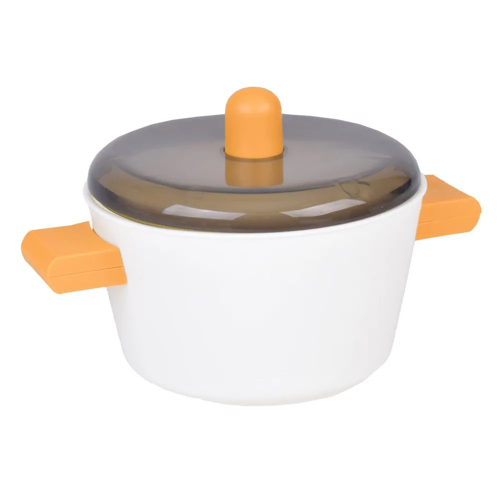 garnki patelnia i sztućce w zestawie kuchennym dla dzieci