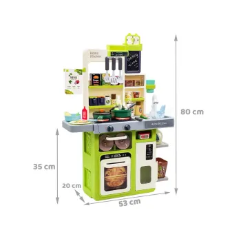 Kuchnia dla Małego Kucharza z Efektami dźwięk para światło 63 ele ZA5325
