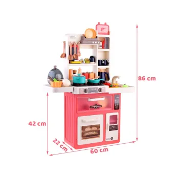 Kuchnia efekt gotowania para dźwięk światło lodówka garnki 63el ZA4667