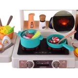 kredowa tablica na menu przy kuchence