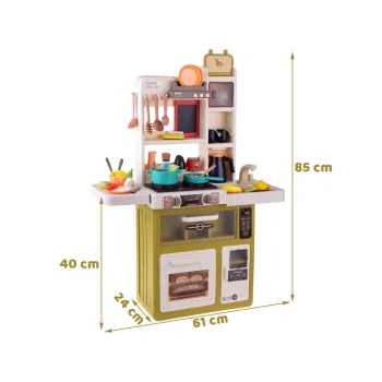 Kuchnia efekt gotowania para wodna piekarnik lodówka zmywarka 49ele ZA4668