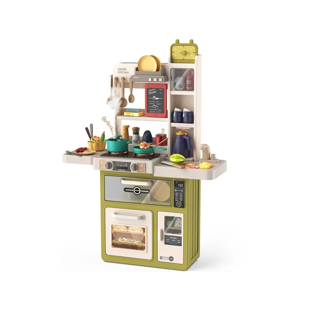 realistyczny okap z efektami dźwiękowymi i świetlnymi nad kuchnią