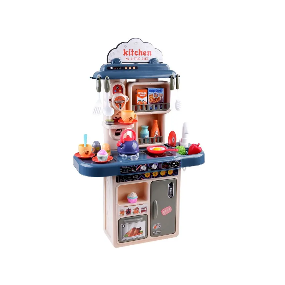 otwarta lodówka z realistycznymi produktami spożywczymi