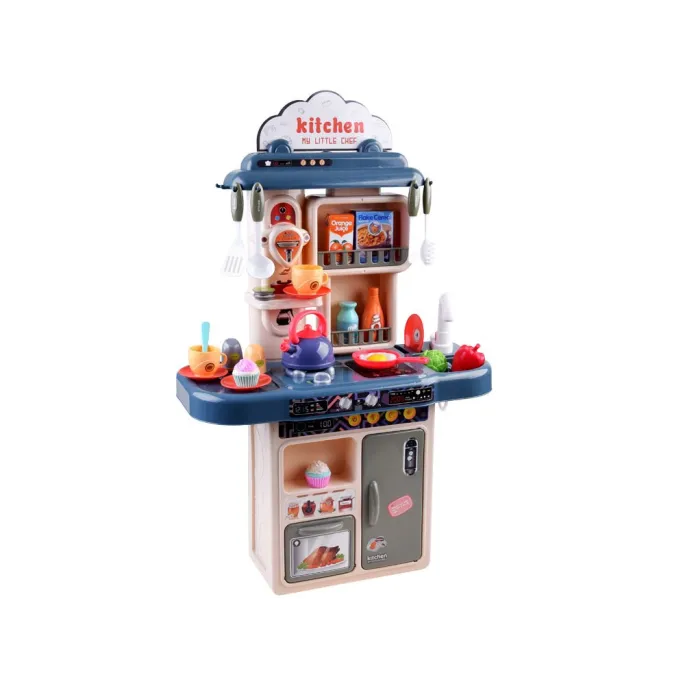 otwarta lodówka z realistycznymi produktami spożywczymi