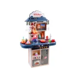 otwarta lodówka z realistycznymi produktami spożywczymi